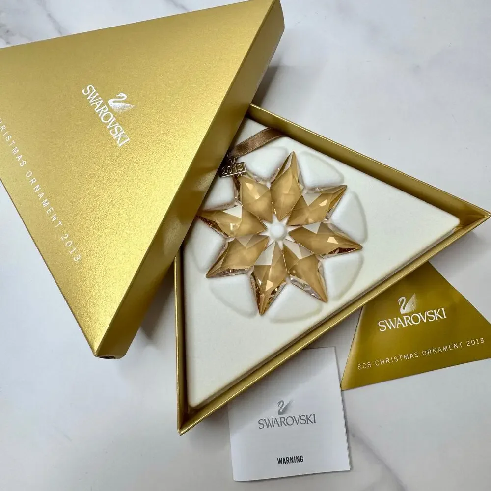 Swarovski | 2013 SCS Gold Annual Edition Christmas Ornament